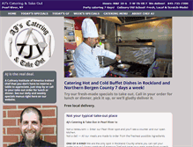 Tablet Screenshot of cateringbyaj.com